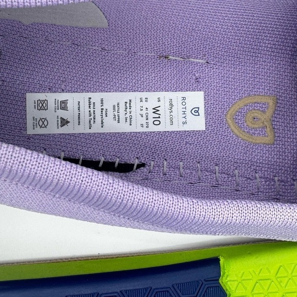 Rothy's The Driver Soft Loafer Slip-On Orchid Purple Size W10 NWOB - Picture 9 of 10